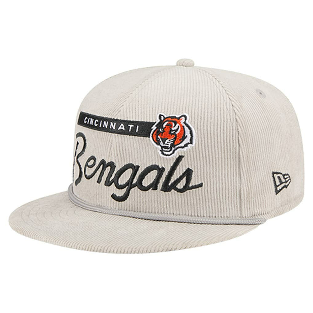 Cincinnati Bengals New Era Cord Rope Corduroy 9FIFTY Snapback Hat - Gray discount