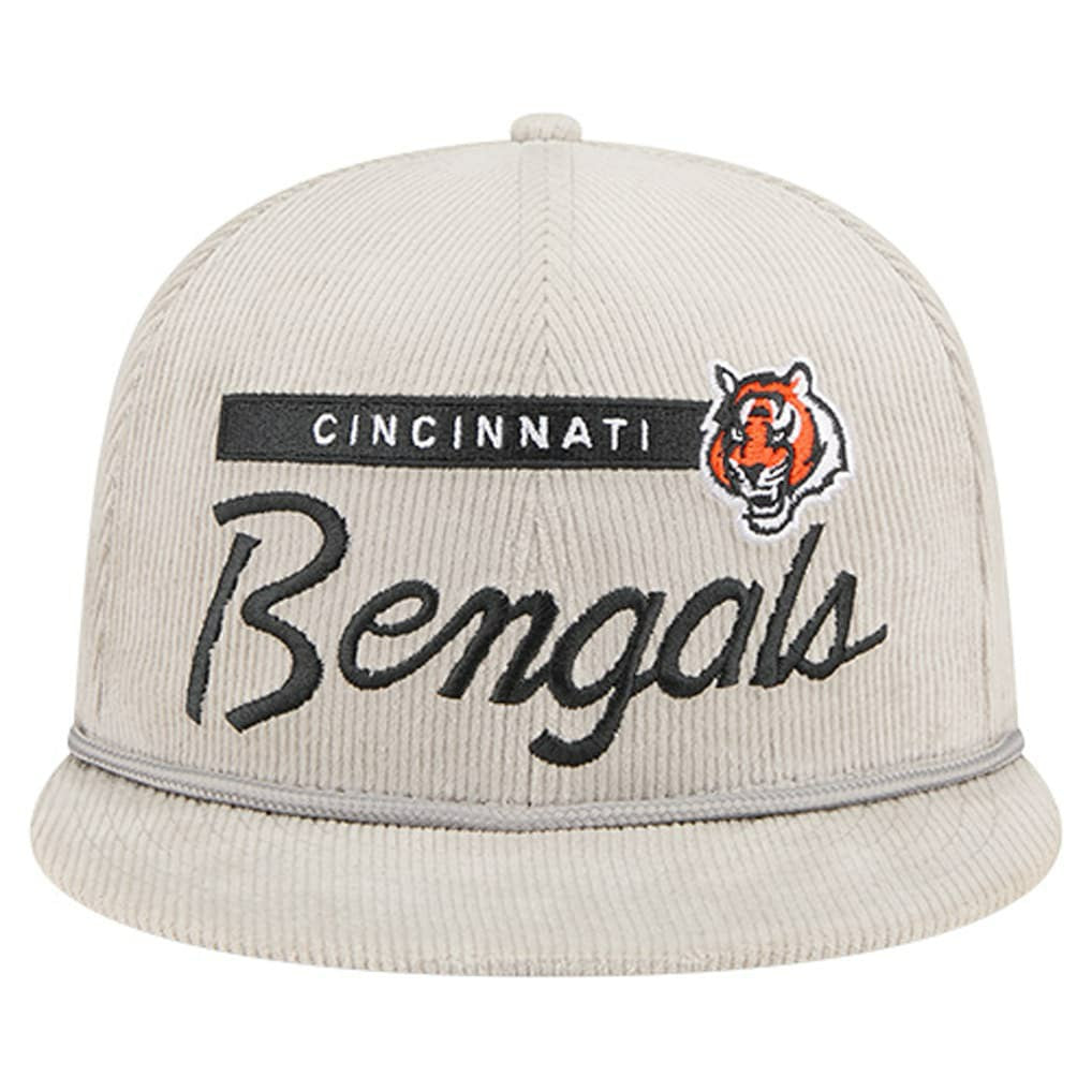 Cincinnati Bengals New Era Cord Rope Corduroy 9FIFTY Snapback Hat - Gray discount