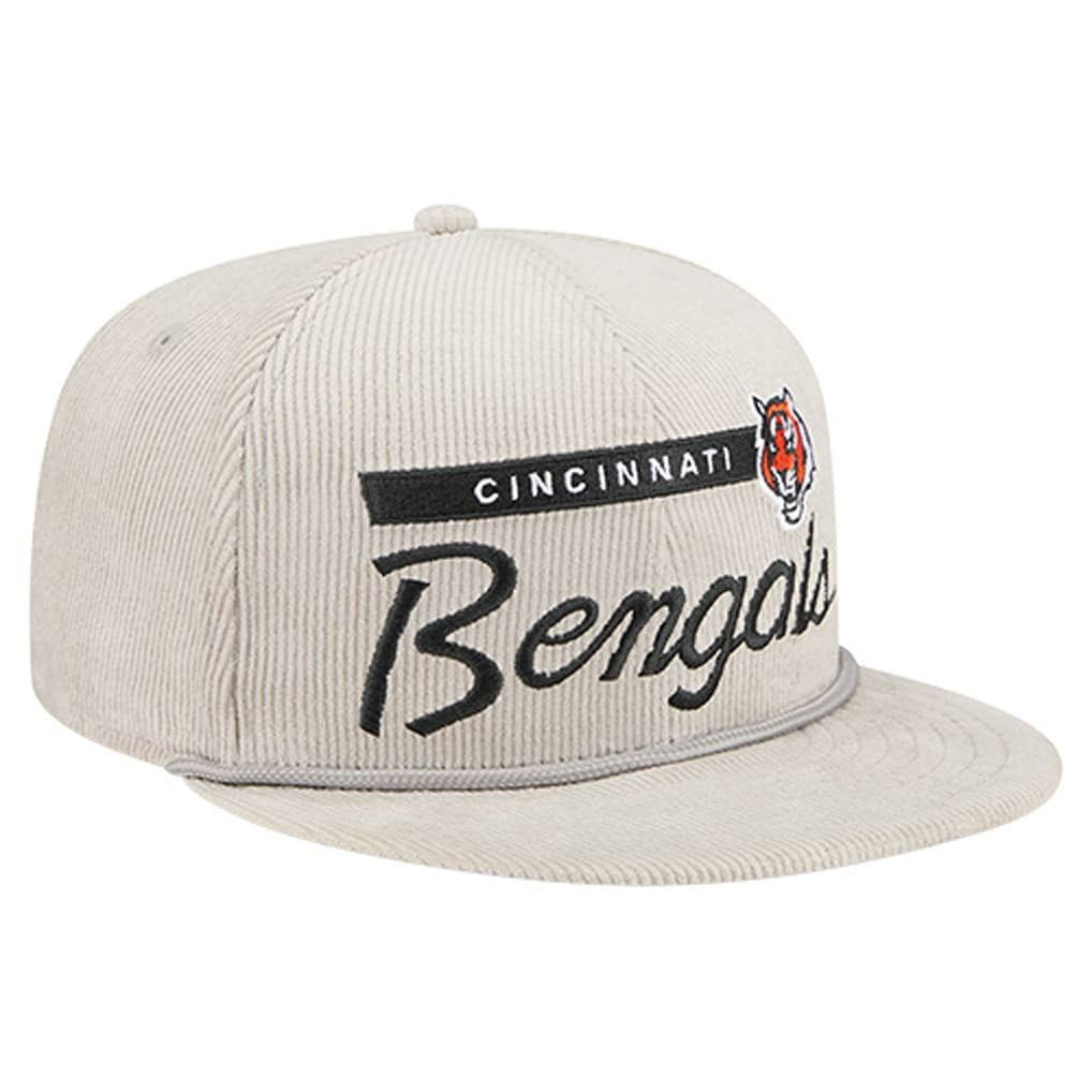 Cincinnati Bengals New Era Cord Rope Corduroy 9FIFTY Snapback Hat - Gray discount