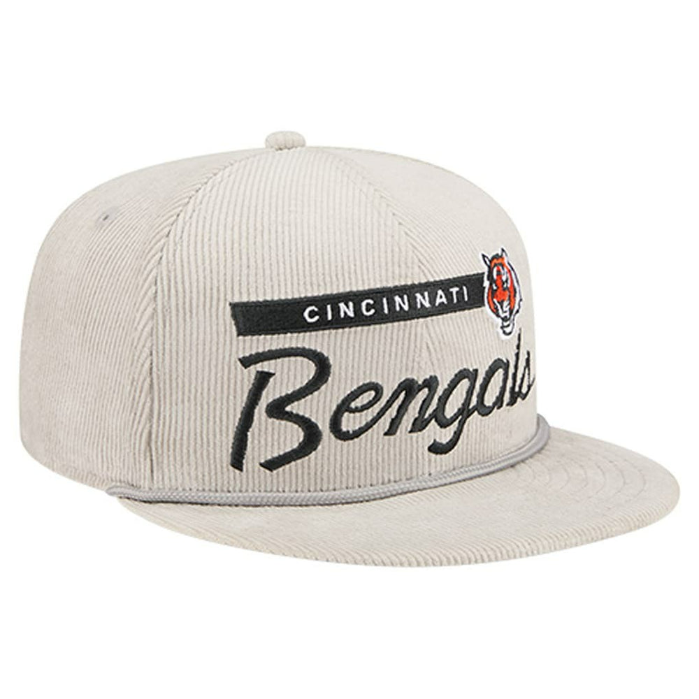 Cincinnati Bengals New Era Cord Rope Corduroy 9FIFTY Snapback Hat - Gray discount