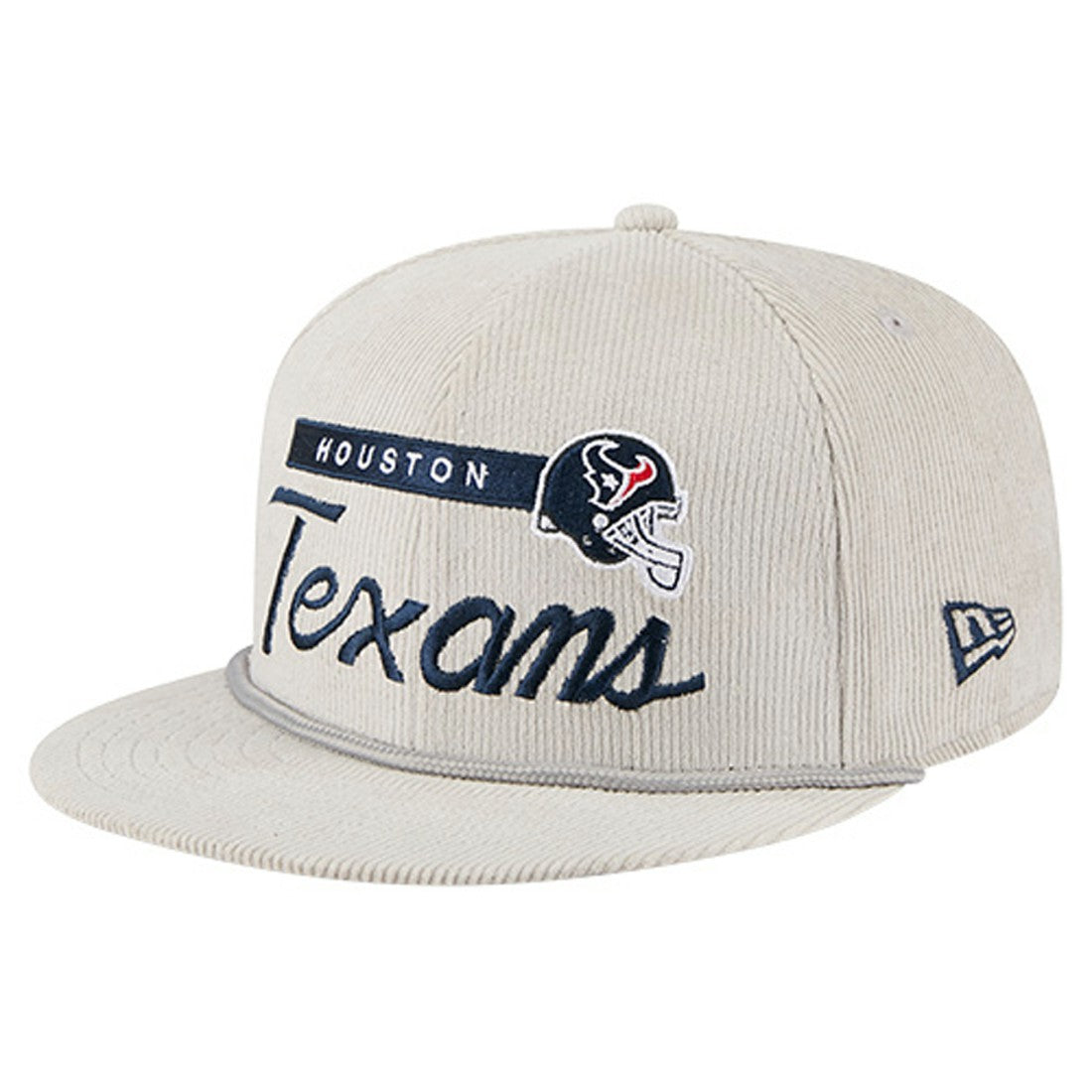 Houston Texans New Era Cord Rope Corduroy 9FIFTY Snapback Hat - Gray discount
