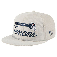 Houston Texans New Era Cord Rope Corduroy 9FIFTY Snapback Hat - Gray discount