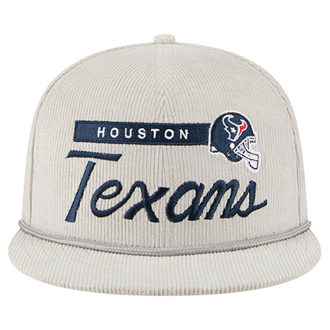Houston Texans New Era Cord Rope Corduroy 9FIFTY Snapback Hat - Gray discount