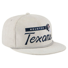 Houston Texans New Era Cord Rope Corduroy 9FIFTY Snapback Hat - Gray discount