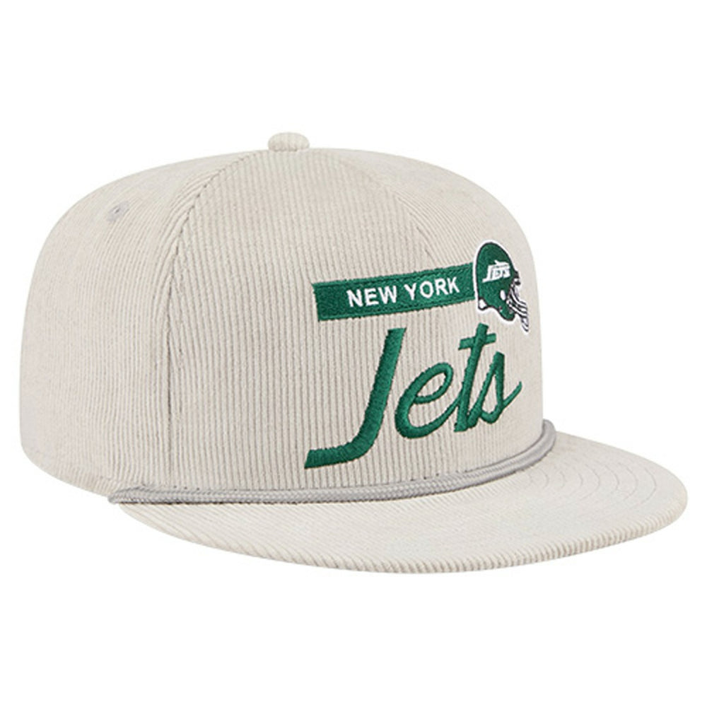 New York Jets New Era Cord Rope Corduroy 9FIFTY Snapback Hat - Gray sale