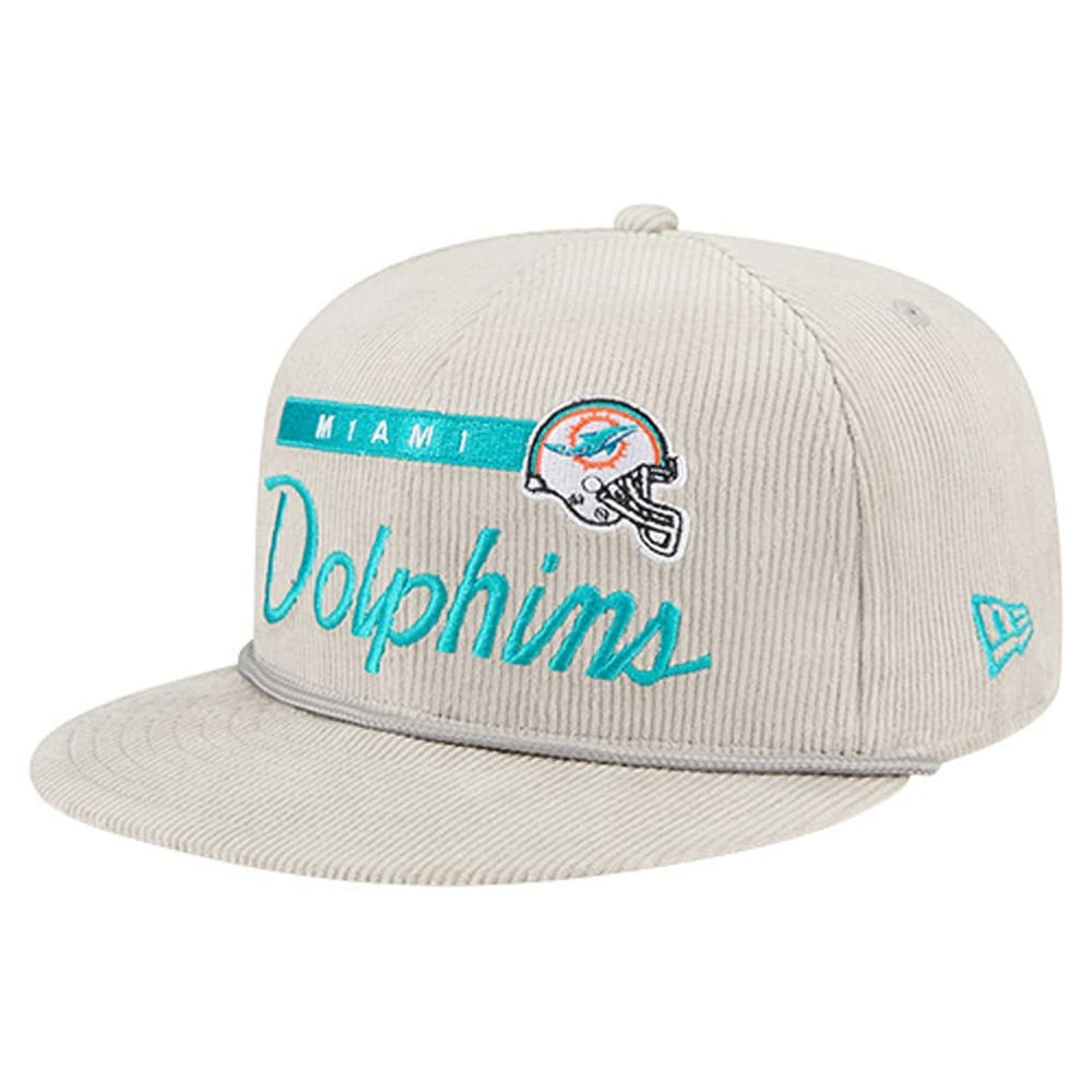 Miami Dolphins New Era Cord Rope Corduroy 9FIFTY Snapback Hat - Gray online