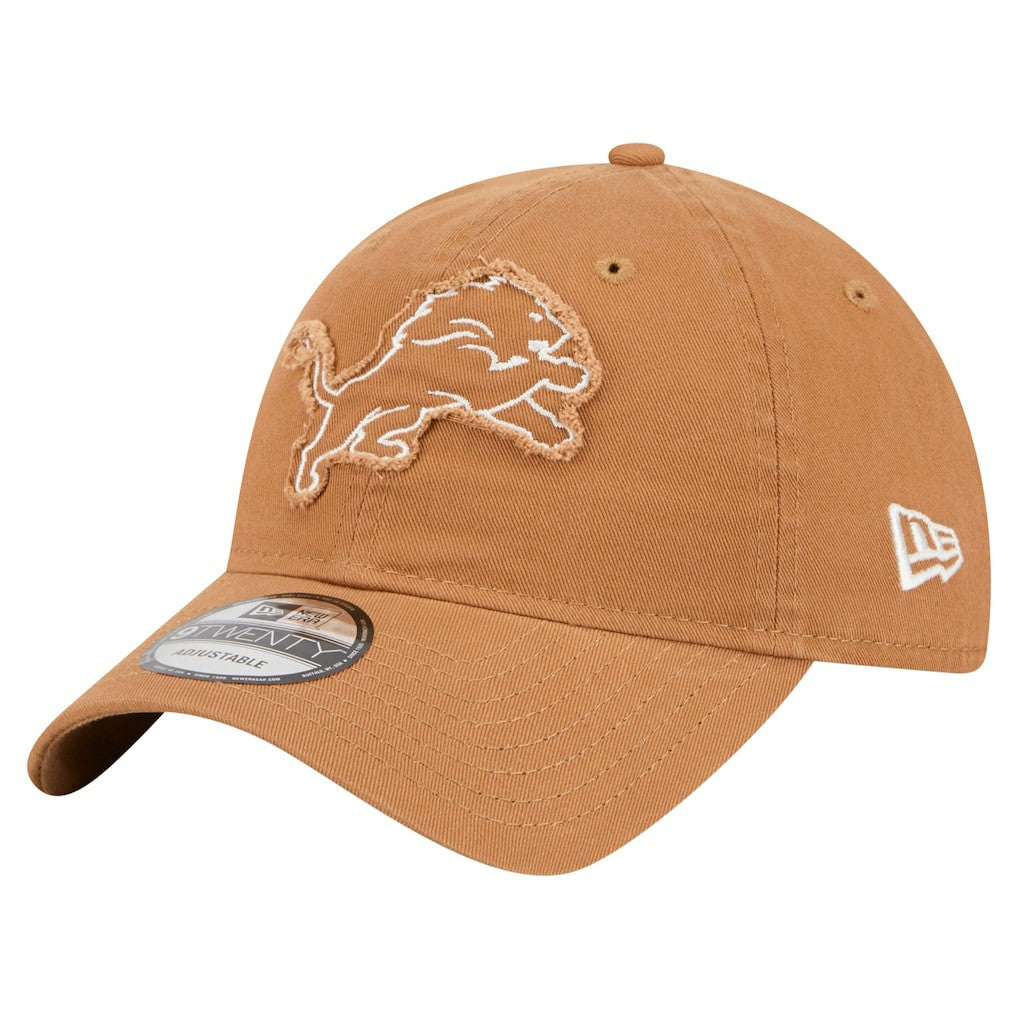 Detroit Lions New Era Stamp 9TWENTY Adjustable Hat - Brown outlet