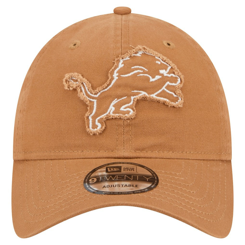 Detroit Lions New Era Stamp 9TWENTY Adjustable Hat - Brown outlet