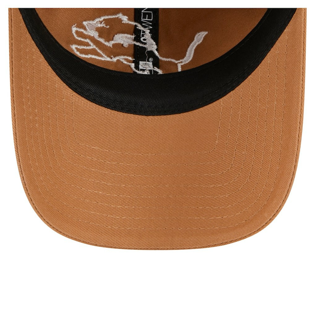 Detroit Lions New Era Stamp 9TWENTY Adjustable Hat - Brown outlet