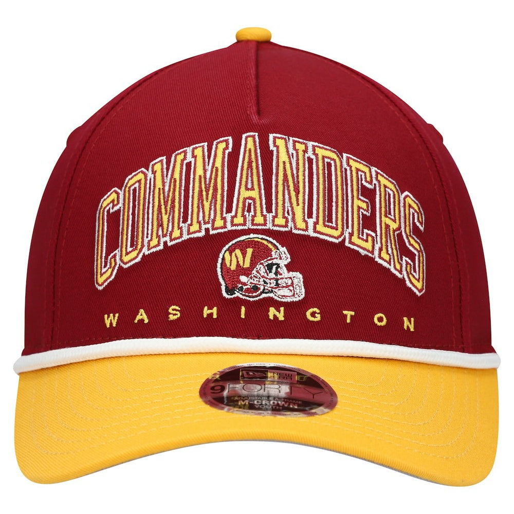Washington Commanders New Era Youth Arch COOLERA 9FORTY A-Frame Adjustable Hat - Burgundy/Gold outlet