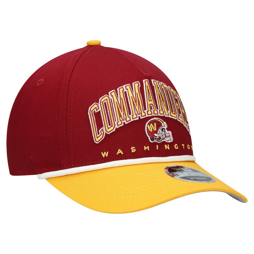 Washington Commanders New Era Youth Arch COOLERA 9FORTY A-Frame Adjustable Hat - Burgundy/Gold outlet