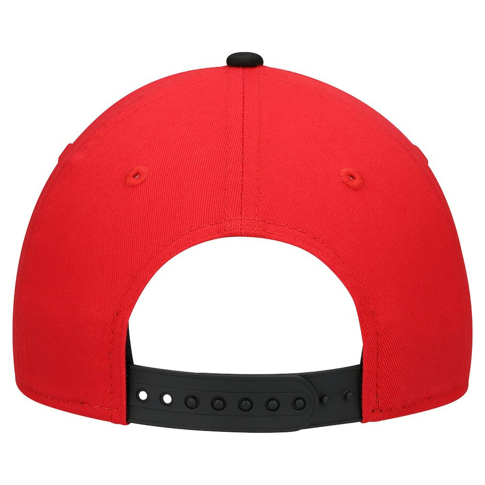 Kansas City Chiefs New Era Youth Arch COOLERA 9FORTY A-Frame Adjustable Hat - Red/Black for sale