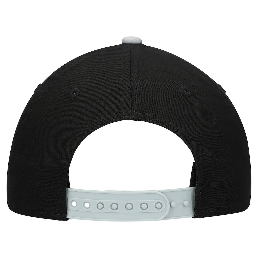 Las Vegas Raiders New Era Youth Arch COOLERA 9FORTY A-Frame Adjustable Hat - Black/Silver online
