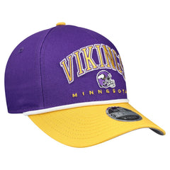 Minnesota Vikings New Era Youth Arch COOLERA 9FORTY A-Frame Adjustable Hat - Purple/Gold discount