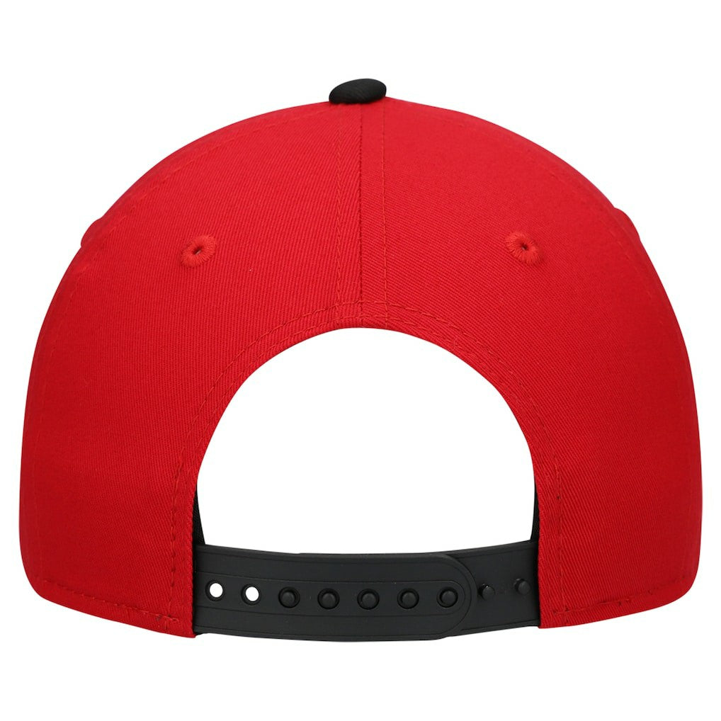 San Francisco 49ers New Era Youth Arch COOLERA 9FORTY A-Frame Adjustable Hat - Scarlet/Black on sale
