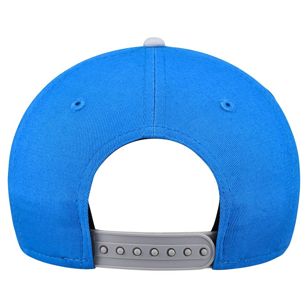Detroit Lions New Era Youth Arch COOLERA 9FORTY A-Frame Adjustable Hat - Blue/Gray online
