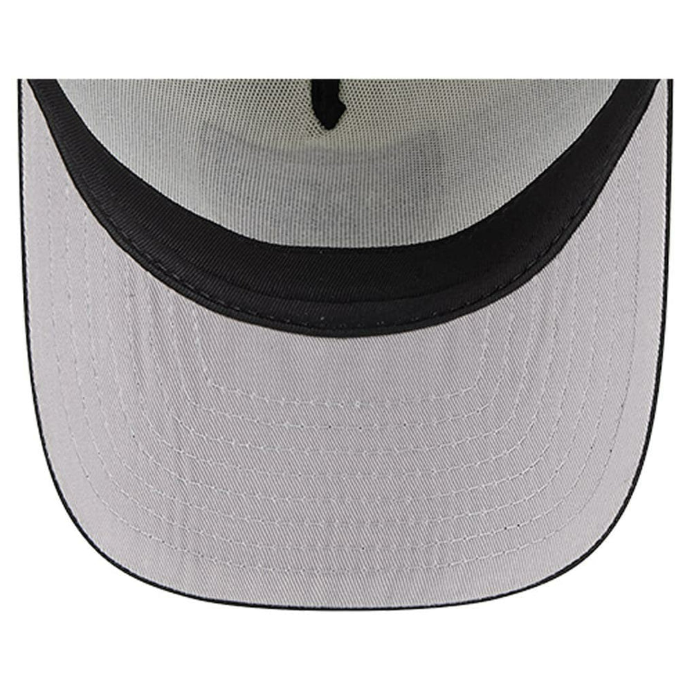 Las Vegas Raiders New Era Youth Banner 9FIFTY A-Frame Adjustable Trucker Hat - Cream/Black online