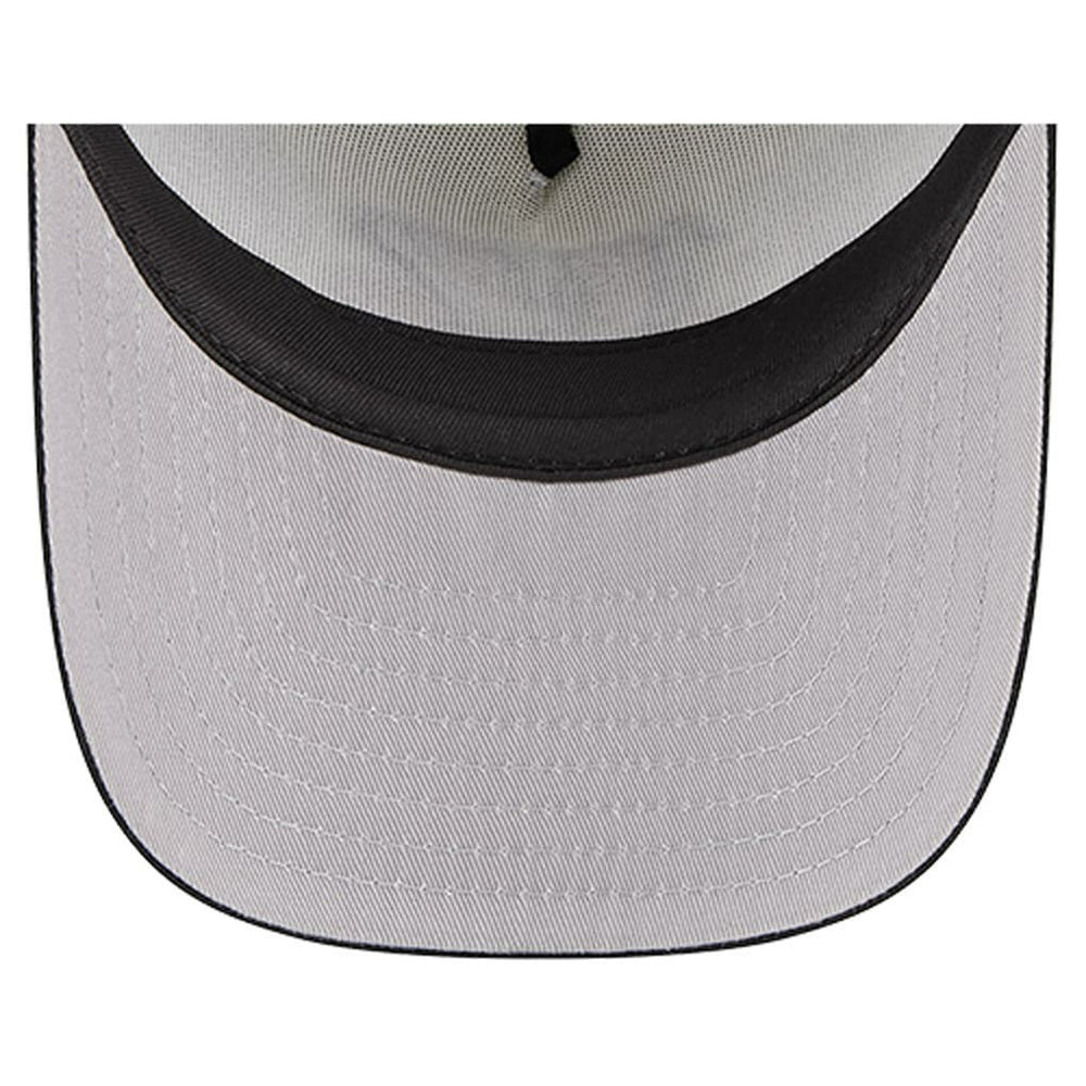Cincinnati Bengals New Era Youth Banner 9FIFTY A-Frame Adjustable Trucker Hat - Cream/Black cheap
