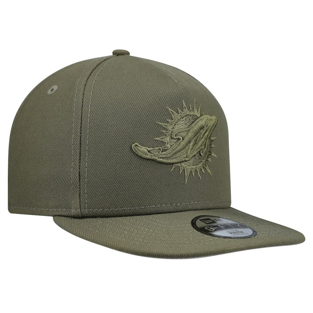 Miami Dolphins New Era Youth Color Pack A-Frame 9FIFTY Snapback Hat - Olive discount