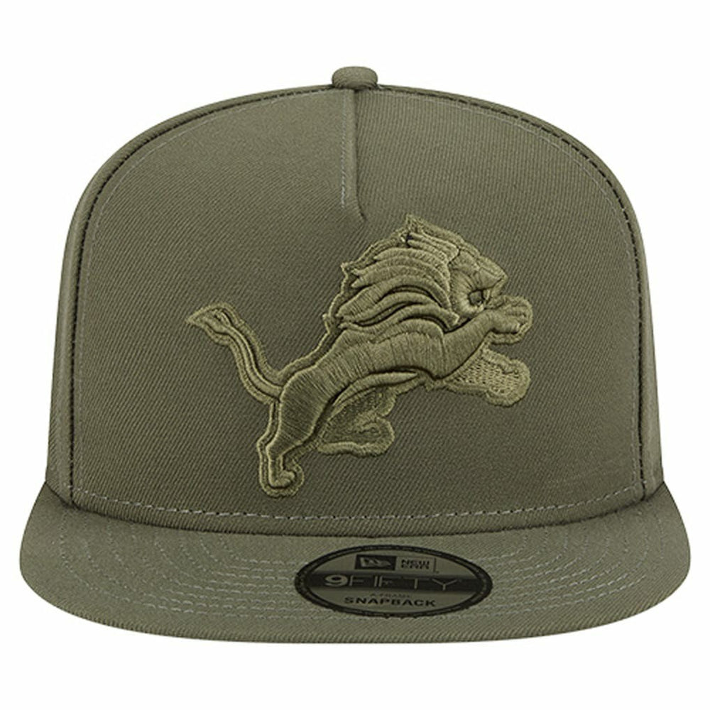 Detroit Lions New Era Youth Color Pack A-Frame 9FIFTY Snapback Hat - Olive for sale