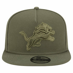 Detroit Lions New Era Youth Color Pack A-Frame 9FIFTY Snapback Hat - Olive for sale