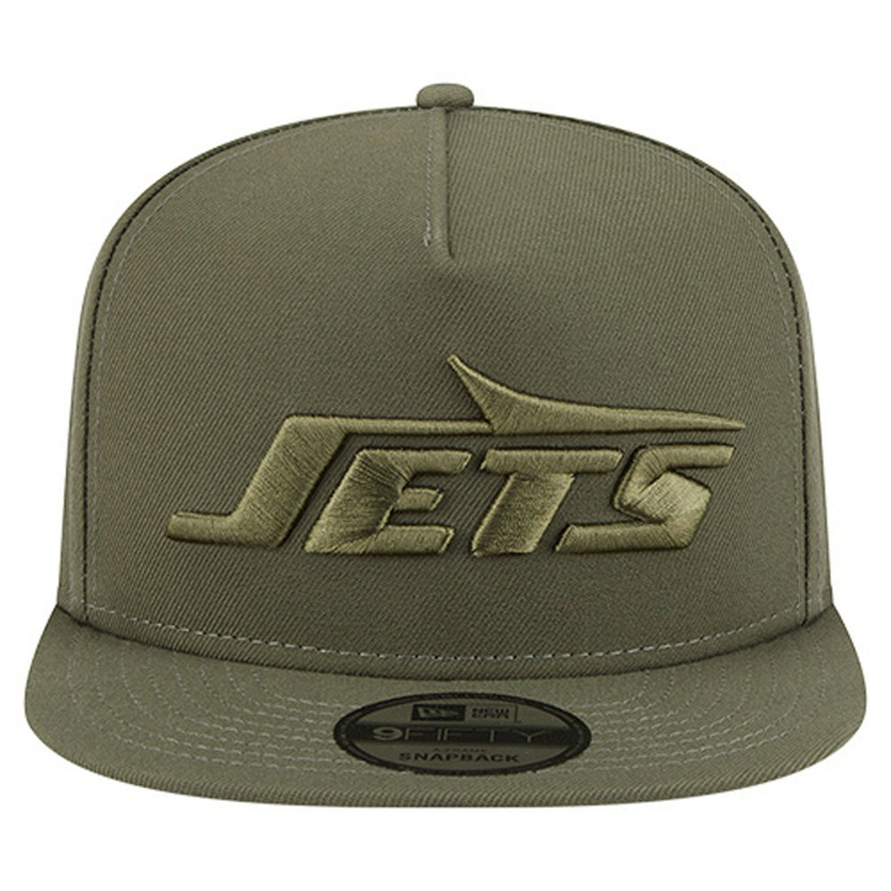 New York Jets New Era Youth Color Pack A-Frame 9FIFTY Snapback Hat - Olive online