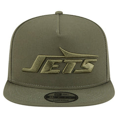 New York Jets New Era Youth Color Pack A-Frame 9FIFTY Snapback Hat - Olive online