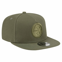 Pittsburgh Steelers New Era Youth Color Pack A-Frame 9FIFTY Snapback Hat - Olive online