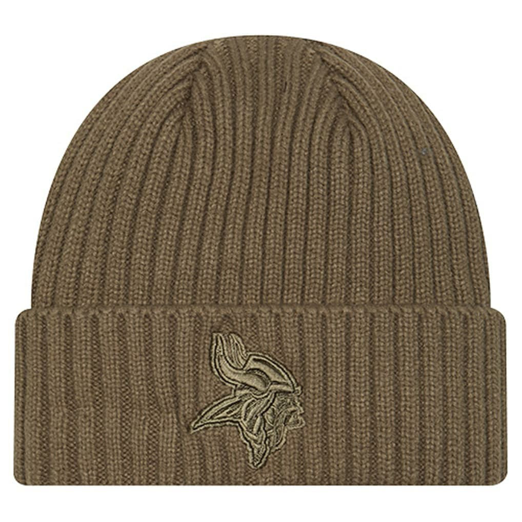 Minnesota Vikings New Era Youth Color Pack Cuffed Knit Hat - Olive cheap