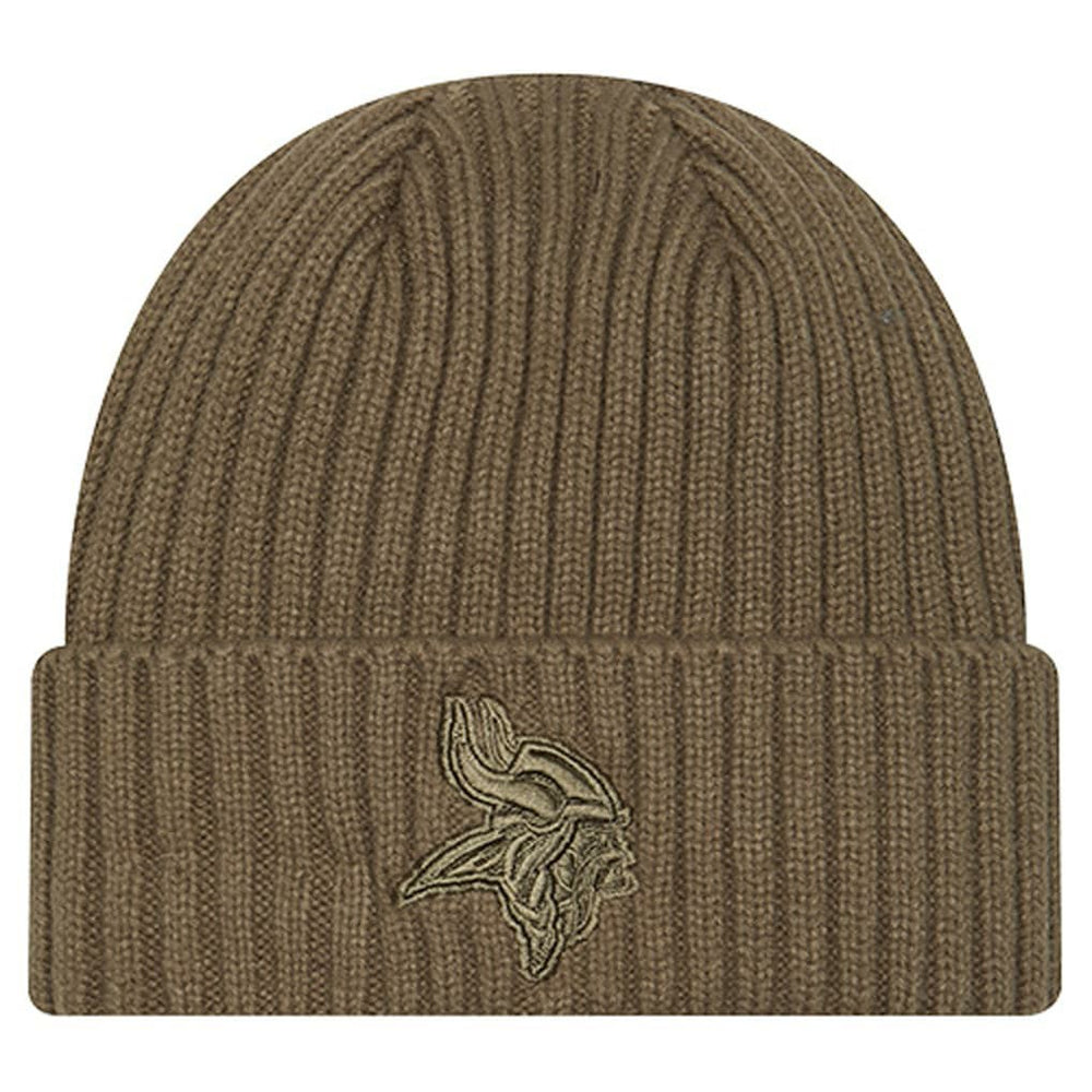 Minnesota Vikings New Era Youth Color Pack Cuffed Knit Hat - Olive cheap