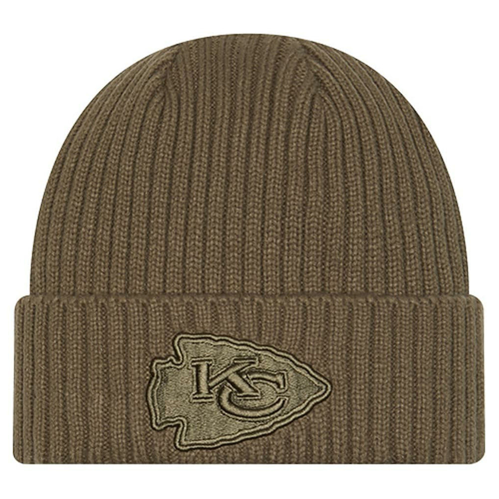 Kansas City Chiefs New Era Youth Color Pack Cuffed Knit Hat - Olive cheap