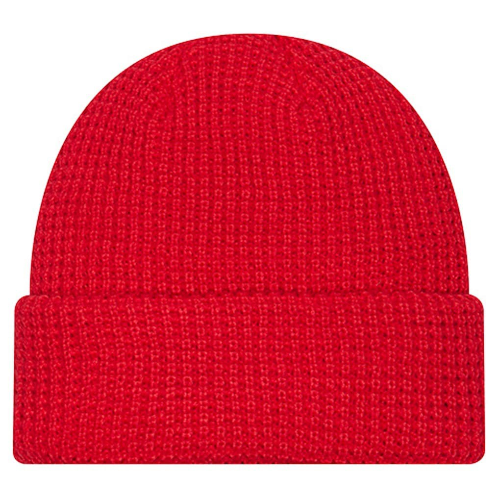 Kansas City Chiefs New Era Youth Waffle Cuffed Knit Hat - Red for sale