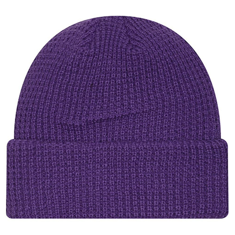 Minnesota Vikings New Era Youth Waffle Cuffed Knit Hat - Purple for sale
