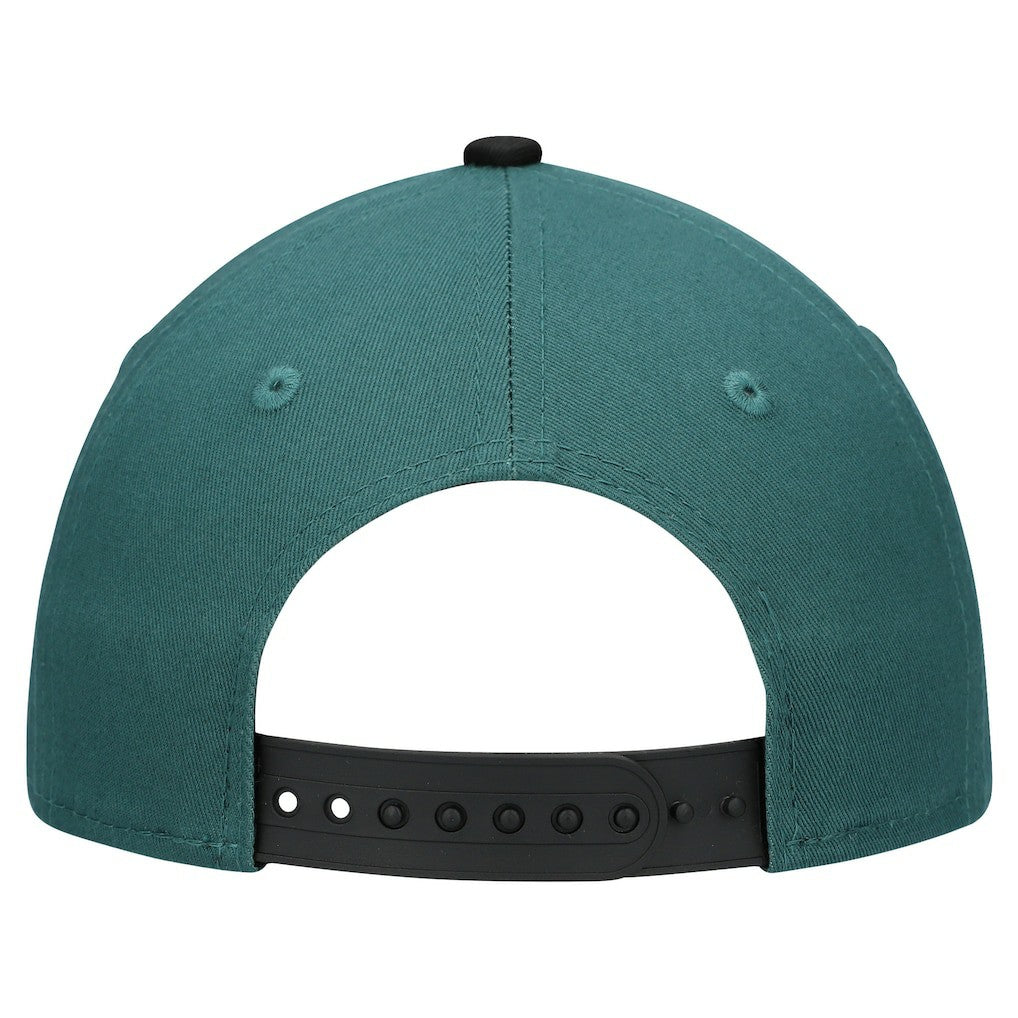 Philadelphia Eagles New Era Preschool Arch COOLERA 9FORTY A-Frame M-Crown Adjustable Hat - Green/Black online