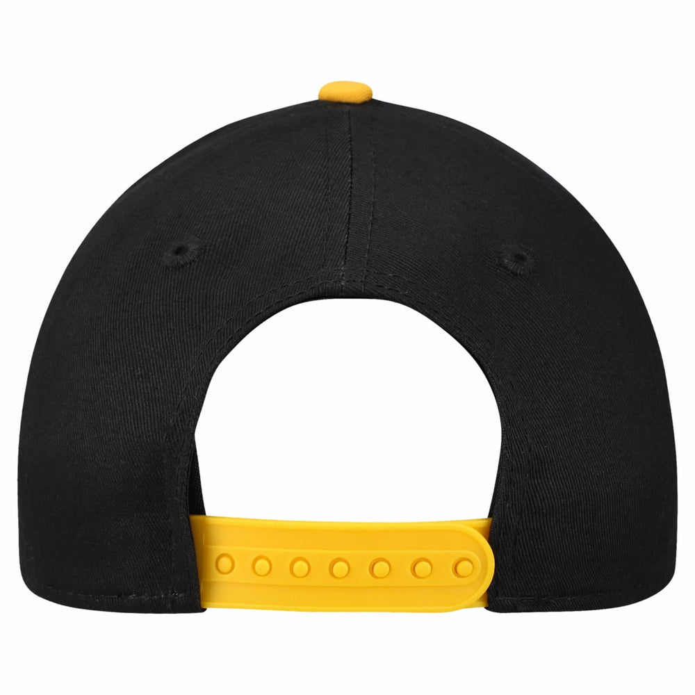 Pittsburgh Steelers New Era Preschool Arch COOLERA 9FORTY A-Frame M-Crown Adjustable Hat - Black/Gold for sale
