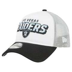 Las Vegas Raiders New Era Preschool 9FORTY A-Frame Adjustable Hat - White on sale