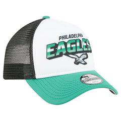 Philadelphia Eagles New Era Preschool 9FORTY A-Frame Adjustable Hat - White on sale
