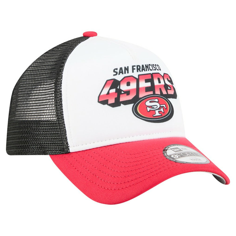 San Francisco 49ers New Era Preschool 9FORTY A-Frame Adjustable Hat - White online