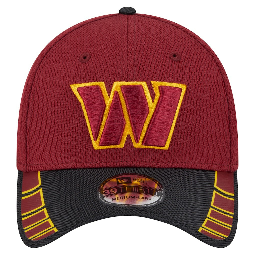 Washington Commanders New Era Visor Hit 39THIRTY Flex Hat - Burgundy outlet