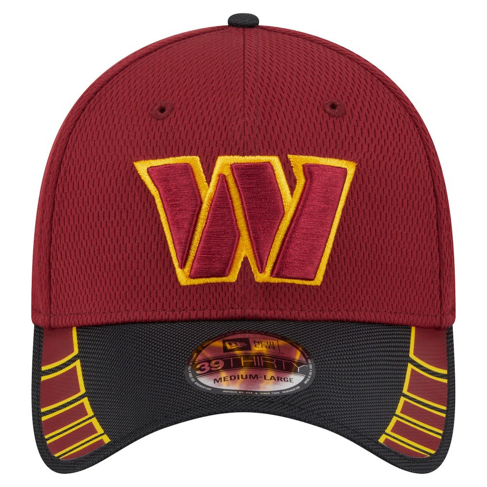 Washington Commanders New Era Visor Hit 39THIRTY Flex Hat - Burgundy outlet