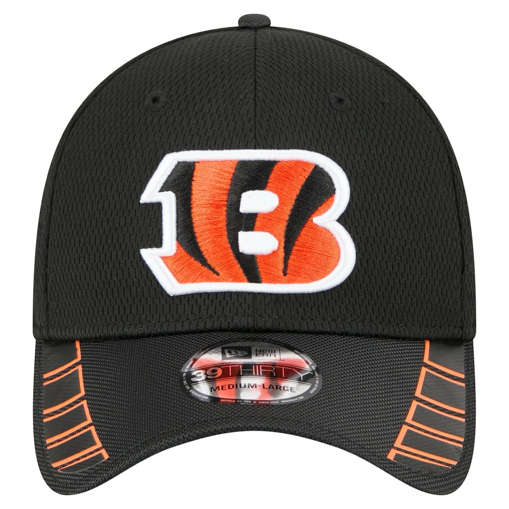 Cincinnati Bengals New Era Visor Hit 39THIRTY Flex Hat - Black online