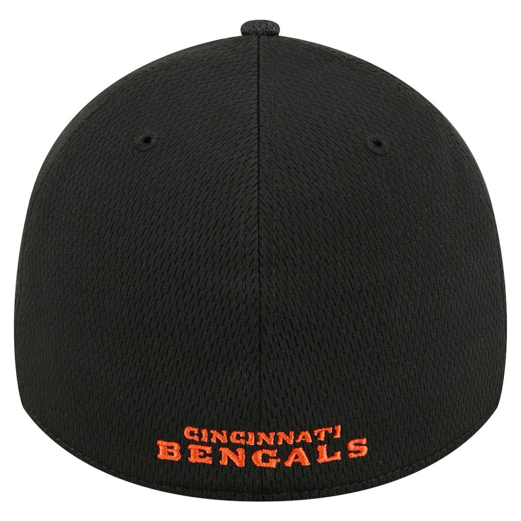 Cincinnati Bengals New Era Visor Hit 39THIRTY Flex Hat - Black online