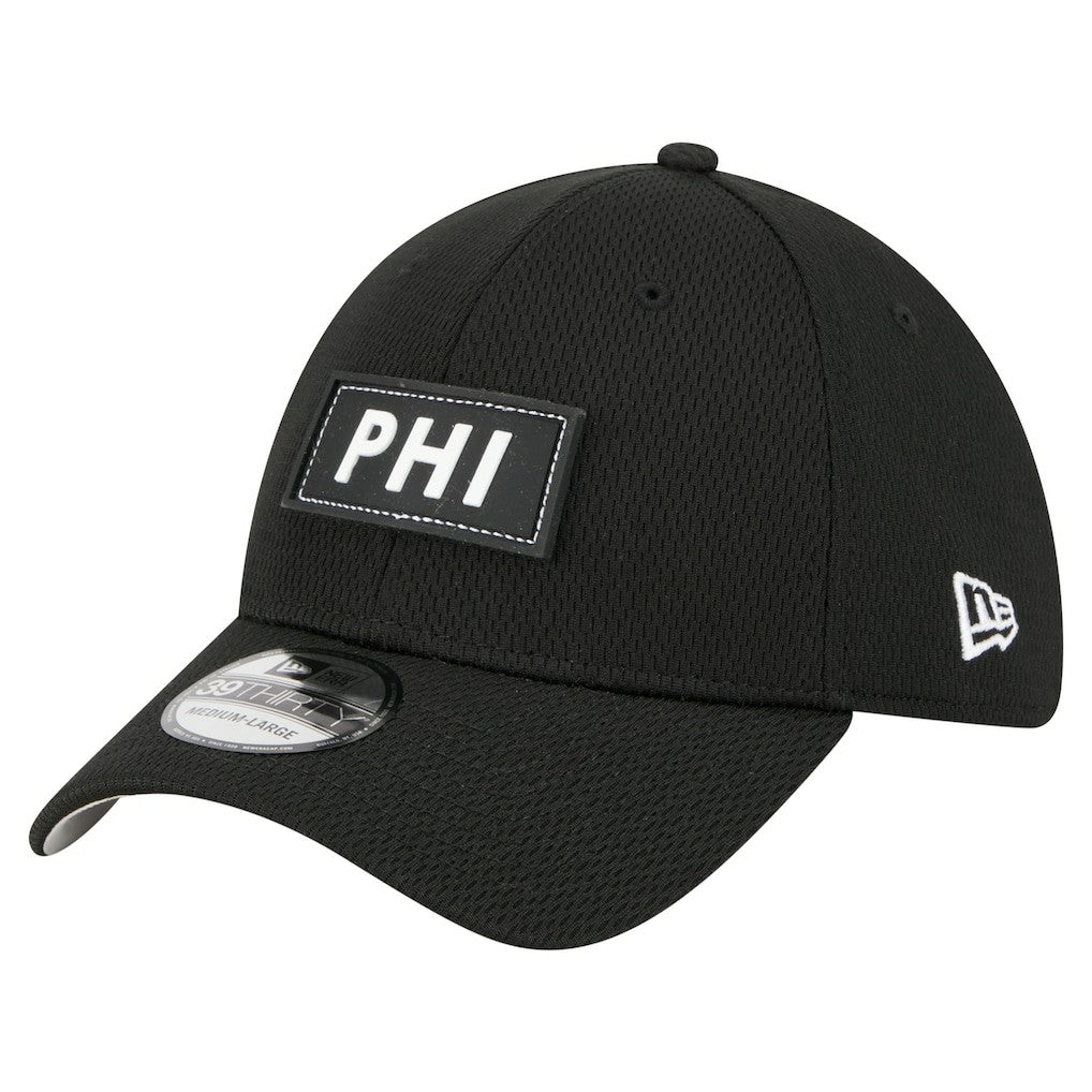 Philadelphia Eagles New Era Scoreboard 39THIRTY Flex Hat - Black on sale