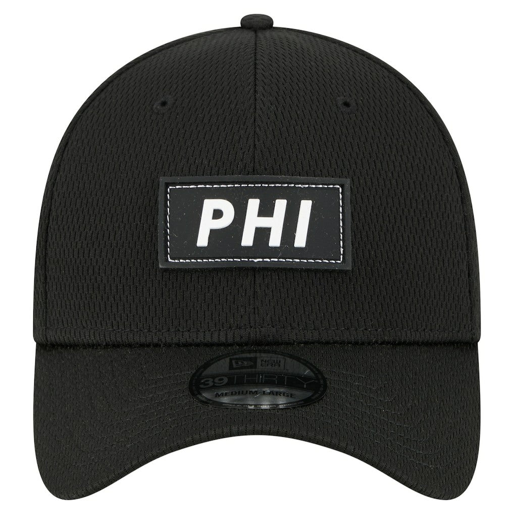Philadelphia Eagles New Era Scoreboard 39THIRTY Flex Hat - Black on sale