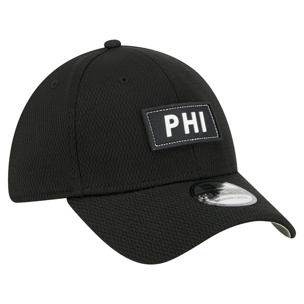 Philadelphia Eagles New Era Scoreboard 39THIRTY Flex Hat - Black on sale