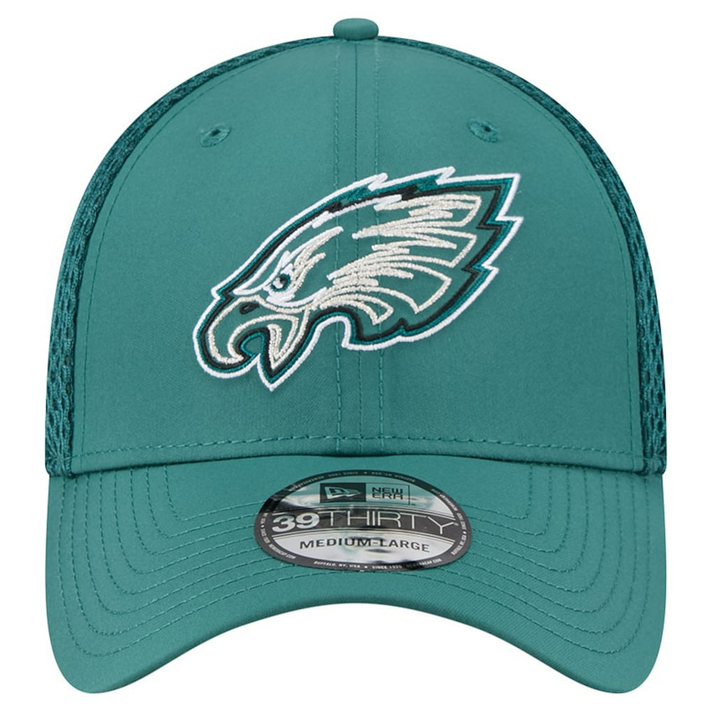 Philadelphia Eagles New Era Outline 39THIRTY Flex Hat - Midnight Green discount
