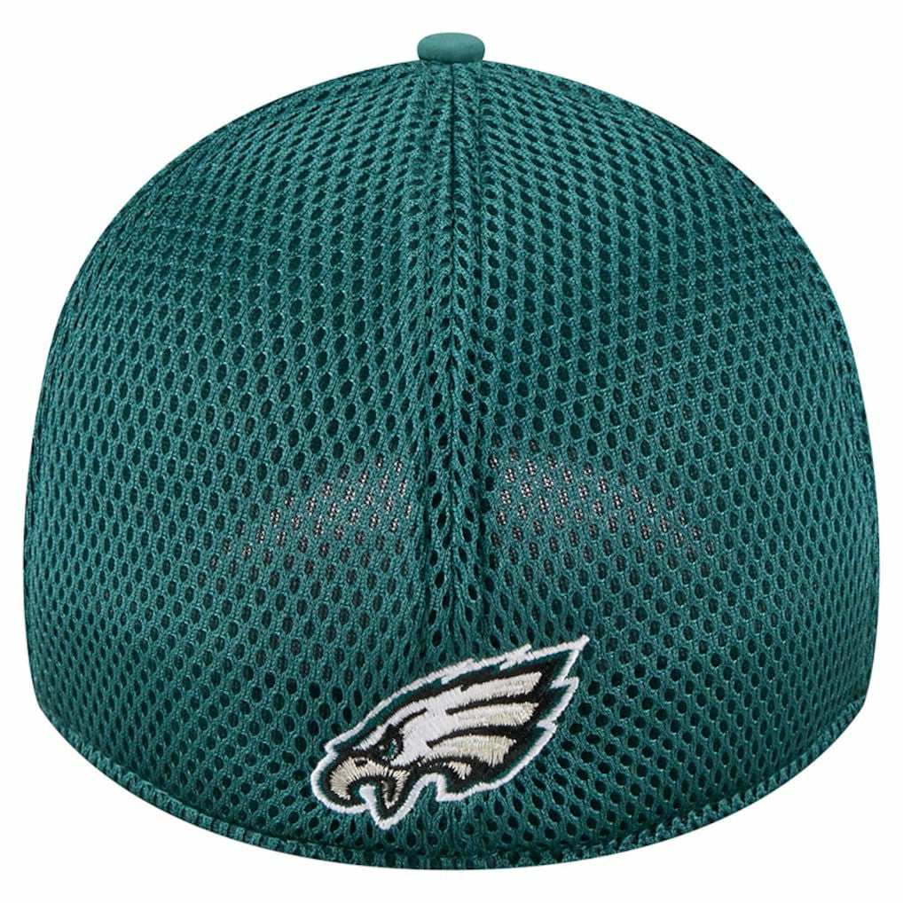 Philadelphia Eagles New Era Outline 39THIRTY Flex Hat - Midnight Green discount