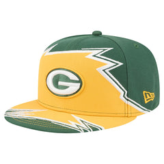 Green Bay Packers New Era Break 59FIFTY Fitted Hat - Green/Gold sale