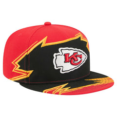 Kansas City Chiefs New Era Break 59FIFTY Fitted Hat - Red/Black cheap