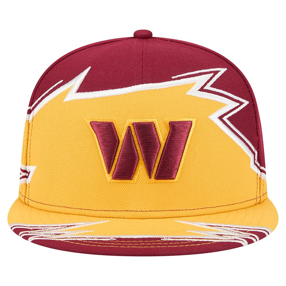 Washington Commanders New Era Break 59FIFTY Fitted Hat - Burgundy/Gold for sale